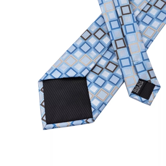 BLEWZ SILK TIE~SQUARE~CUFF SETZ - Picture 7 of 8